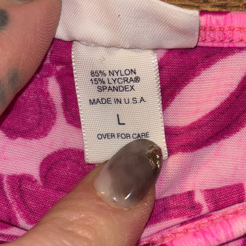 Limited Too Pink Floral Swim Skirt - Picture 3 of 3
